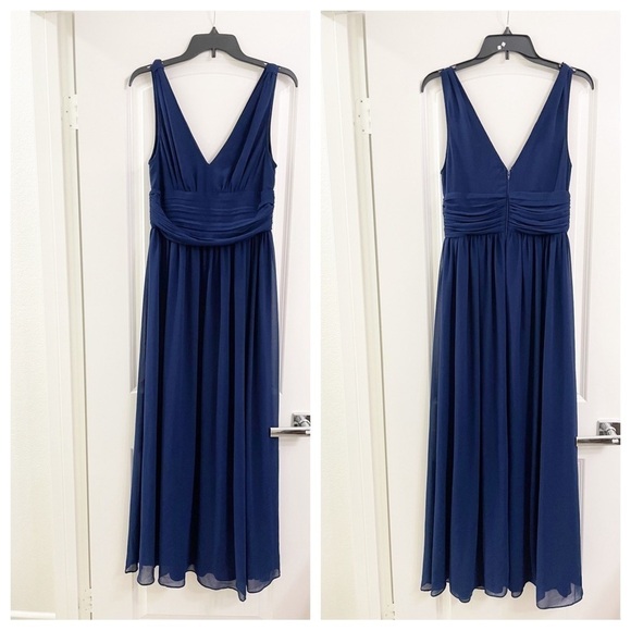 Ever Pretty navy blue sleeveless maxi dress - Picture 1 of 5